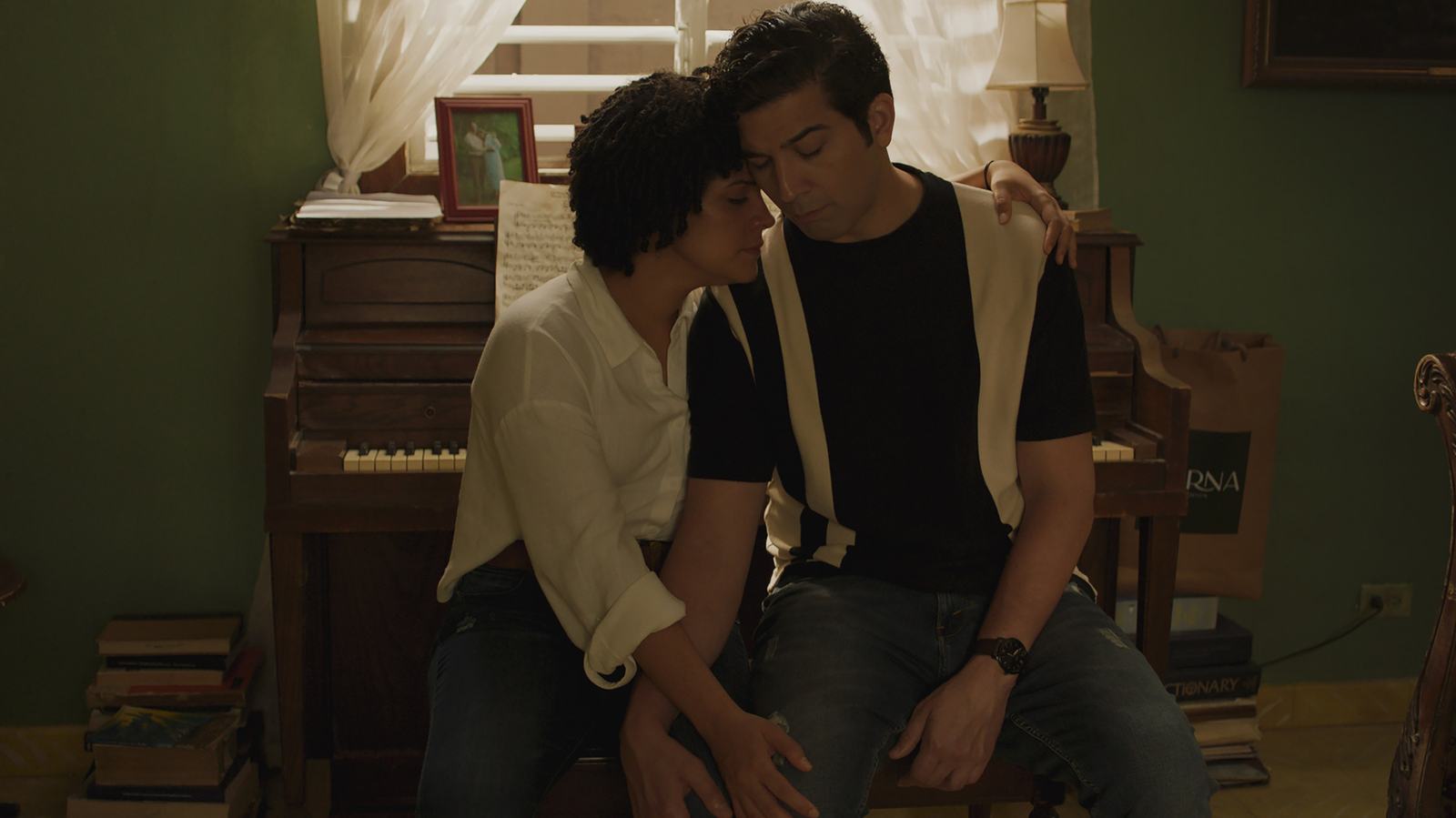 Mario Peguero and Luvil González at the piano